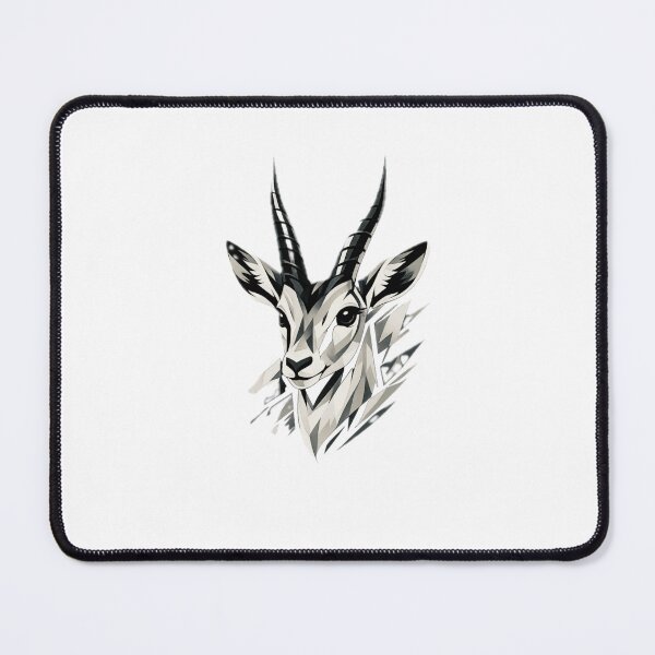 Item preview, Modern Geometric Gazelle Head – Colorful Wildlife Art Design designed and sold by Dowidi.