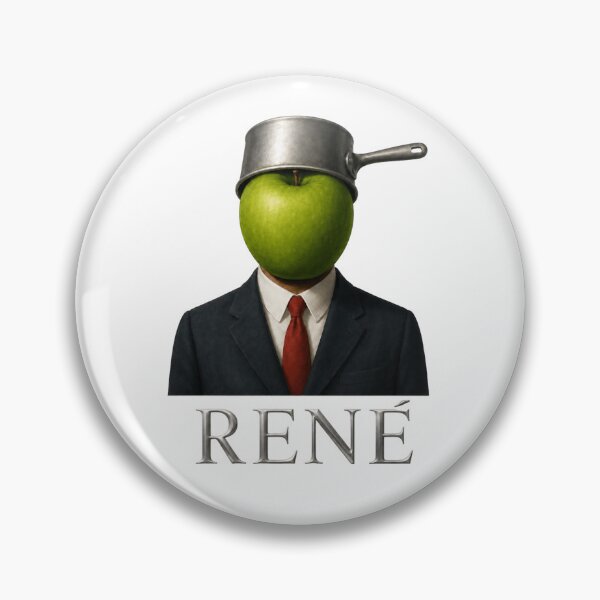 Item preview, RENÉ Apple Head Surreal Art designed and sold by Unreasonableart.