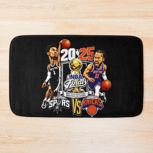 Item preview, 2025 NBA Finals The Road Ends Here Champions Are Crowned Spurs Vs Knicks Basketball Fan designed and sold by CalyZOam99.