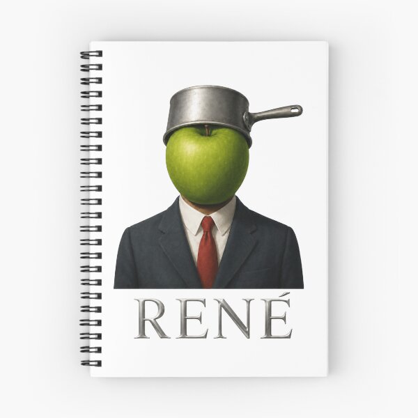 Item preview, RENÉ Apple Head Surreal Art designed and sold by Unreasonableart.
