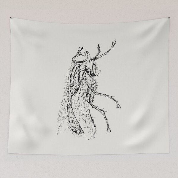 Item preview, Right Side Fly - (#F0EEE9) designed and sold by The Stippler Process.