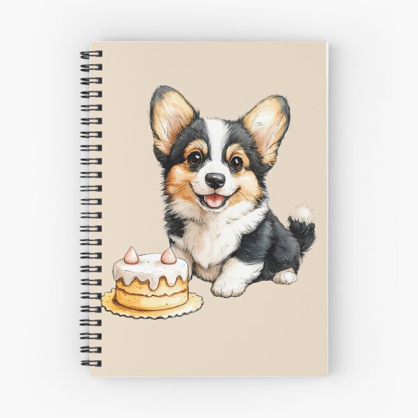 Item preview, Smiling Corgi with Cake designed and sold by Erika Kaisersot.