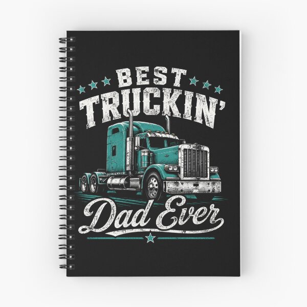 Item preview, Best Truckin' Dad Ever Trucker Father Big Rig Driver designed and sold by FormalDehyena.