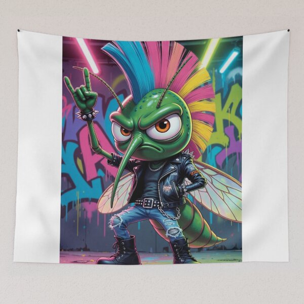 Item preview, Punk mosquito designed and sold by ZeusGallery.