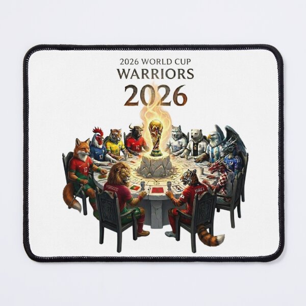 Item preview, 2026 World Cup Warriors — Animal Nations Fantasy Soccer Art designed and sold by CosmicSplendor.