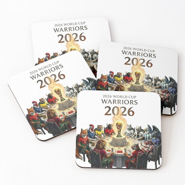 Item preview, 2026 World Cup Warriors — Animal Nations Fantasy Soccer Art designed and sold by CosmicSplendor.