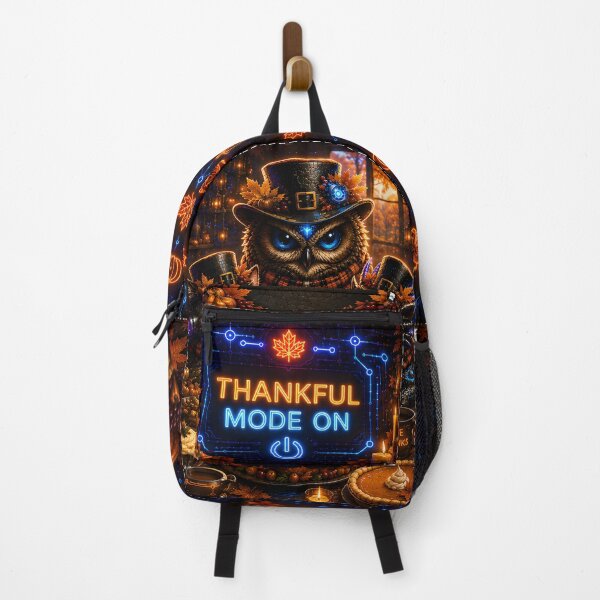 Item preview, Thankful in the Future Cyber Owl designed and sold by Omni Craft .