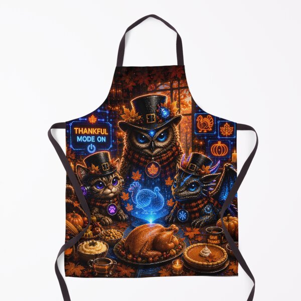 Item preview, Thankful in the Future Cyber Owl designed and sold by Omni Craft .