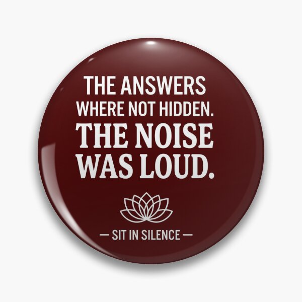 Item preview, Copy of The Answers Were Not Hidden—Soft Stillness.  designed and sold by SitInSilence24.