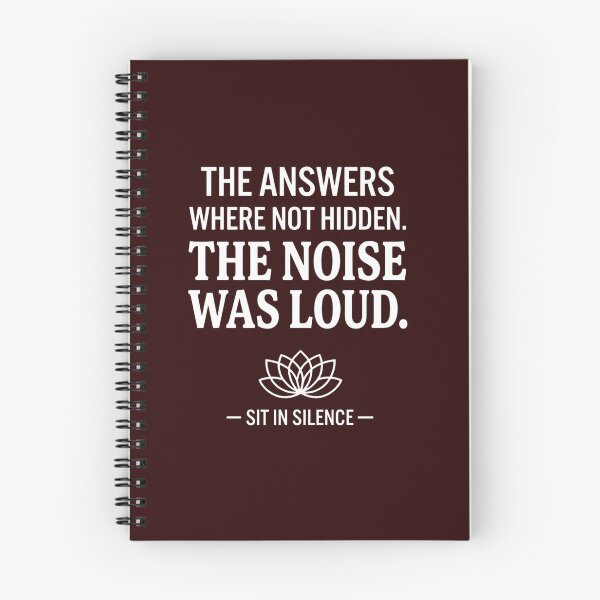 Item preview, Copy of The Answers Were Not Hidden—Soft Stillness.  designed and sold by SitInSilence24.