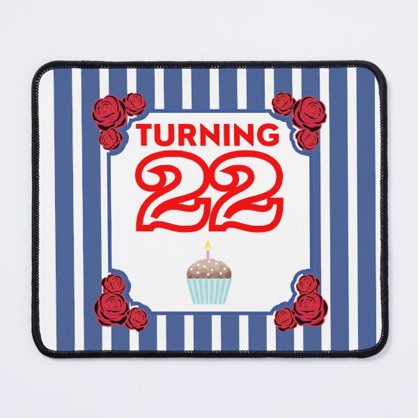 Item preview, Turning 22 Funny Retro 22nd Birthday Graphic designed and sold by SoftAuraStudi0.