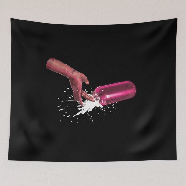 Item preview, The Cosmic Pour: Viral Surreal Hand & Liquid Splash Art designed and sold by Areebanawab.