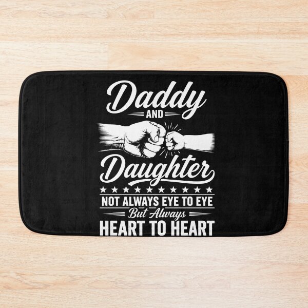 Item preview, Daddy And Daughter Not Always Eye To Eye But Always Heart To Heart Father Daughter Relationship Gift designed and sold by FormalDehyena.