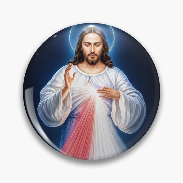 Item preview, Divine Mercy Jesus  – Catholic Christian Devotional Art designed and sold by FaithCreatives.