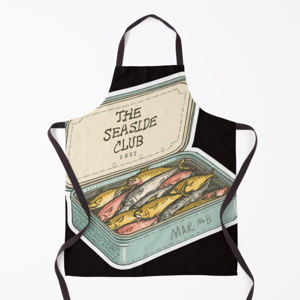 Item preview, Retro Sardine Tin - Cozy Coastal Whimsy Art designed and sold by The Prompted Soul.