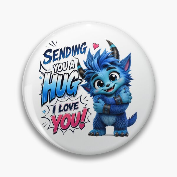 Item preview, Sending You a Big Blue Hug designed and sold by BlissBlvdShop.