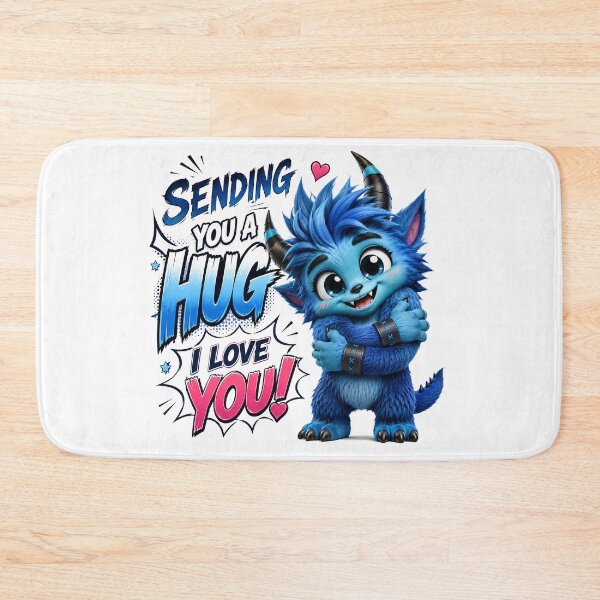 Item preview, Sending You a Big Blue Hug designed and sold by BlissBlvdShop.