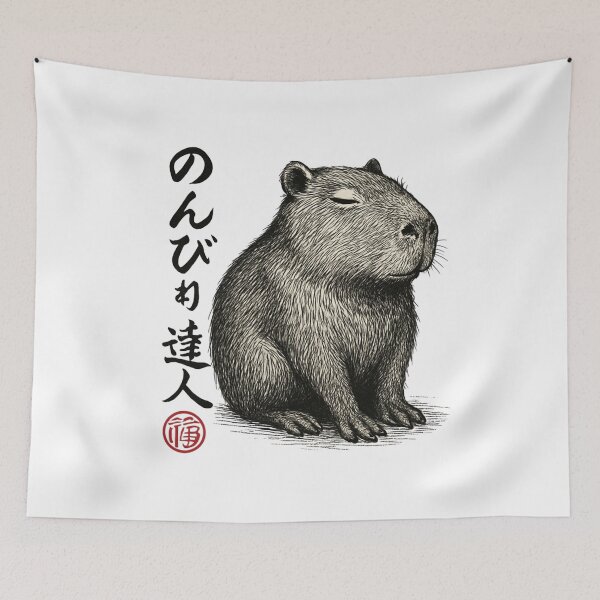 Item preview, Capybara Kanji Art designed and sold by SiarheiYur.