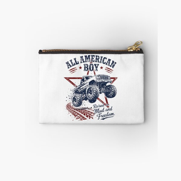 Item preview, All American Boy Raised On Mud And Freedom Monster Truck Country Patriot designed and sold by FormalDehyena.