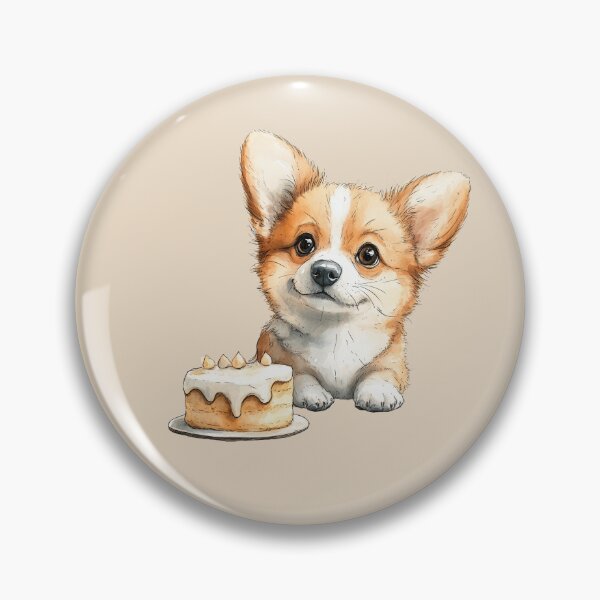 Item preview, Adorable Corgi Party Pup designed and sold by Erika Kaisersot.