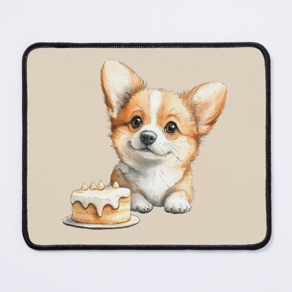Item preview, Adorable Corgi Party Pup designed and sold by Erika Kaisersot.