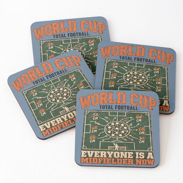 Item preview, World Cup Total Football Midfielder Soccer Tactics Tee designed and sold by POD DYNASTY | Original Print On Demand T-Shirt Graphics.