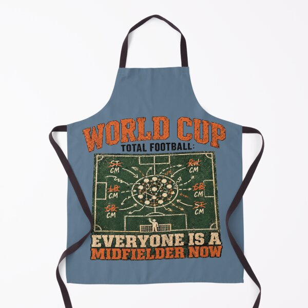 Item preview, World Cup Total Football Midfielder Soccer Tactics Tee designed and sold by POD DYNASTY | Original Print On Demand T-Shirt Graphics.