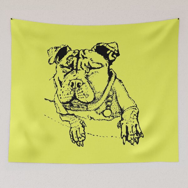 Item preview, Blinking Doggo - (#E9F055) designed and sold by The Stippler Process.