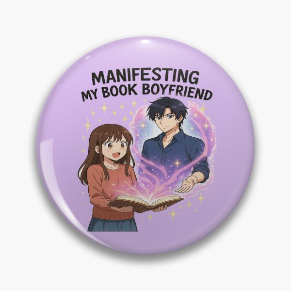 Item preview, Manifesting My Book Boyfriend Funny Book Lover Design designed and sold by BookedAndDesign.