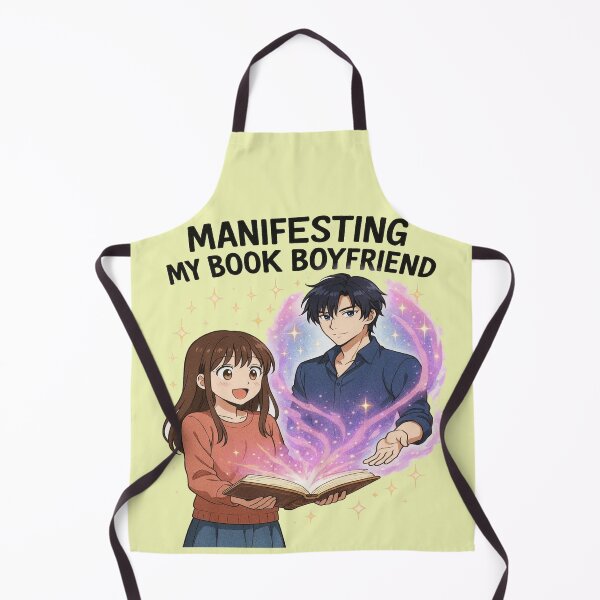 Item preview, Manifesting My Book Boyfriend Funny Book Lover Design designed and sold by BookedAndDesign.