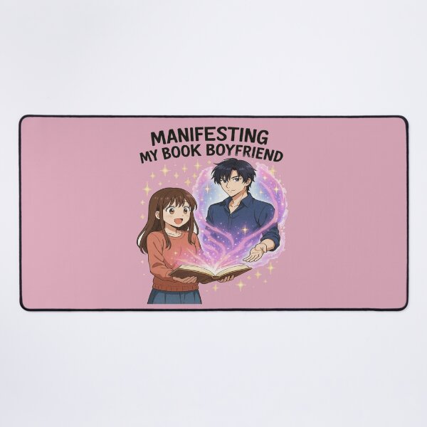 Item preview, Manifesting My Book Boyfriend Funny Book Lover Design designed and sold by BookedAndDesign.