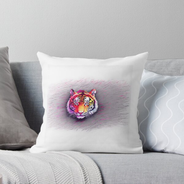 Item preview, Neon Tiger Sunset Stripes designed and sold by nndgraphics.