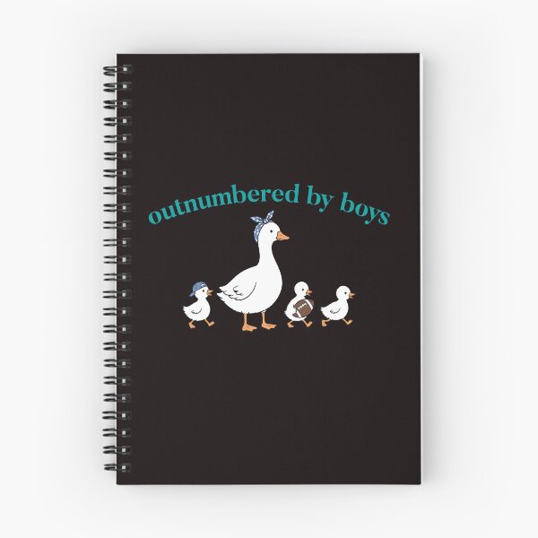 Item preview, Outnumbered By Boys Funny Boy Mom Duck Football Mom Design designed and sold by mari-kayden.