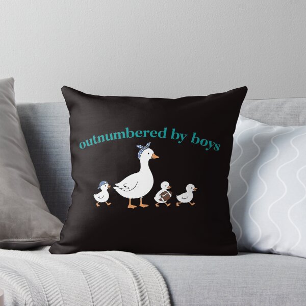 Item preview, Outnumbered By Boys Funny Boy Mom Duck Football Mom Design designed and sold by mari-kayden.