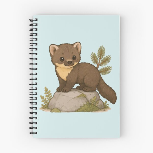 Item preview, Cute Little Climbing Pine Marten designed and sold by MellowMunchkins.