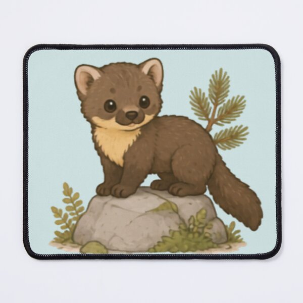 Item preview, Cute Little Climbing Pine Marten designed and sold by MellowMunchkins.