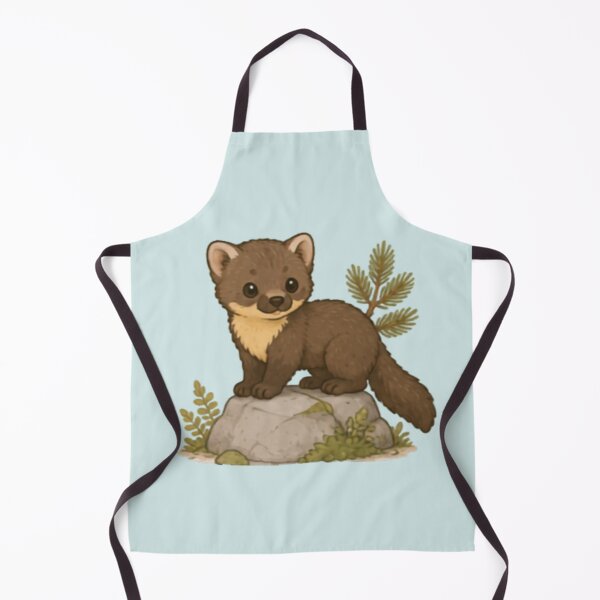 Item preview, Cute Little Climbing Pine Marten designed and sold by MellowMunchkins.