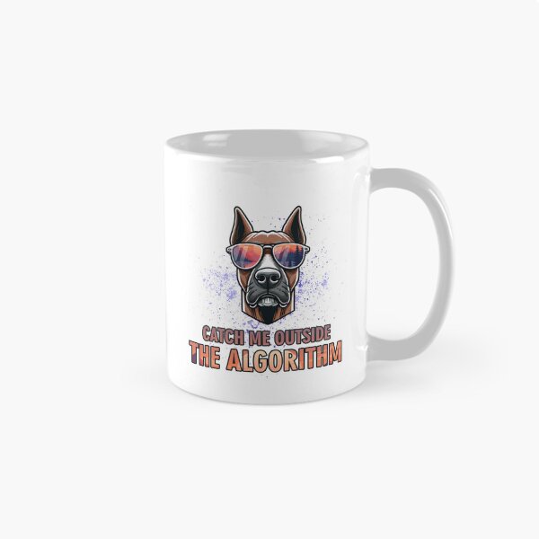 Artikelvorschau, Fang mich außerhalb des Algorithmus-Hunde-Shirt entworfen und verkauft von GraphicComet.