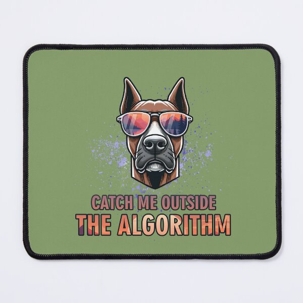 Item preview, Catch Me Outside the Algorithm Dog Shirt designed and sold by GraphicComet.