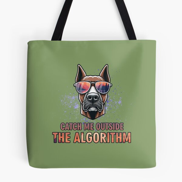 Item preview, Camiseta del perro "Catch Me Outside the Algorithm" designed and sold by GraphicComet.