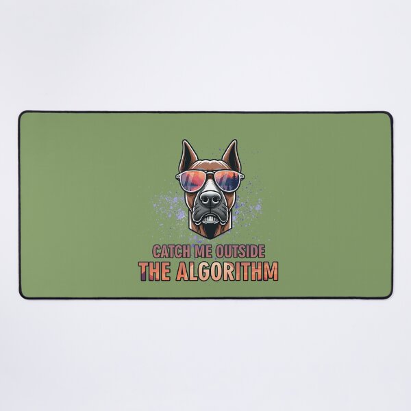 Item preview, Catch Me Outside the Algorithm Dog Shirt designed and sold by GraphicComet.