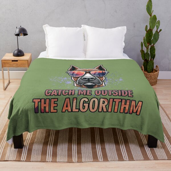 Item preview, Catch Me Outside the Algorithm Dog Shirt designed and sold by GraphicComet.
