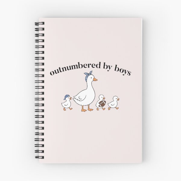 Item preview, Outnumbered By Boys Funny Boy Mom Duck Football Mom Design designed and sold by mari-kayden.