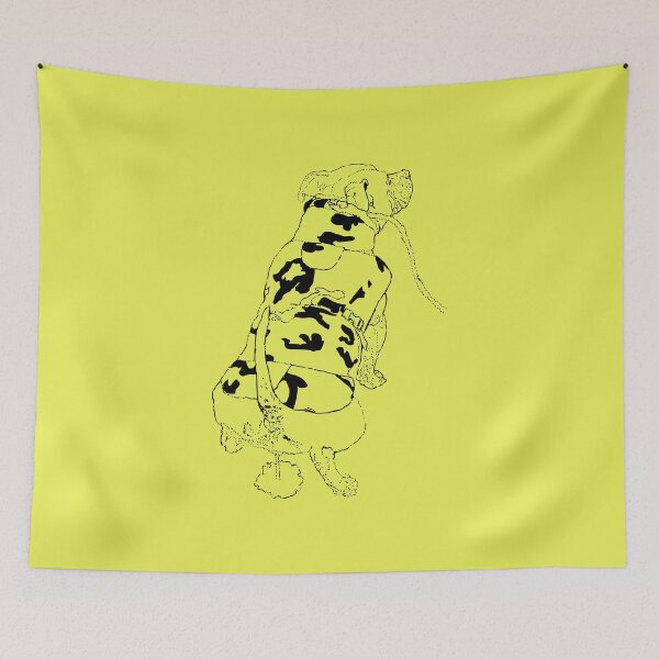 Item preview, Doggo Tinkle - (#E9F055) designed and sold by The Stippler Process.