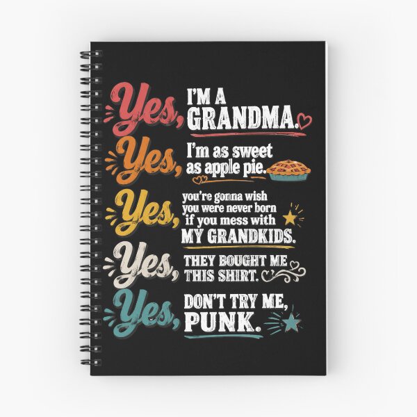 Item preview, Yes, I'm A Grandma. Yes, I'm As Sweet As Apple Pie. Funny Grandmother Grandparent Gift Idea designed and sold by FormalDehyena.