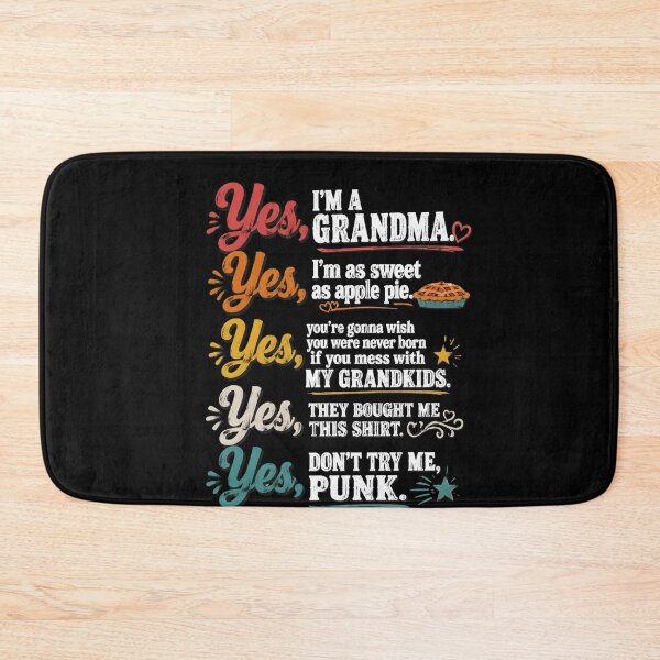 Item preview, Yes, I'm A Grandma. Yes, I'm As Sweet As Apple Pie. Funny Grandmother Grandparent Gift Idea designed and sold by FormalDehyena.