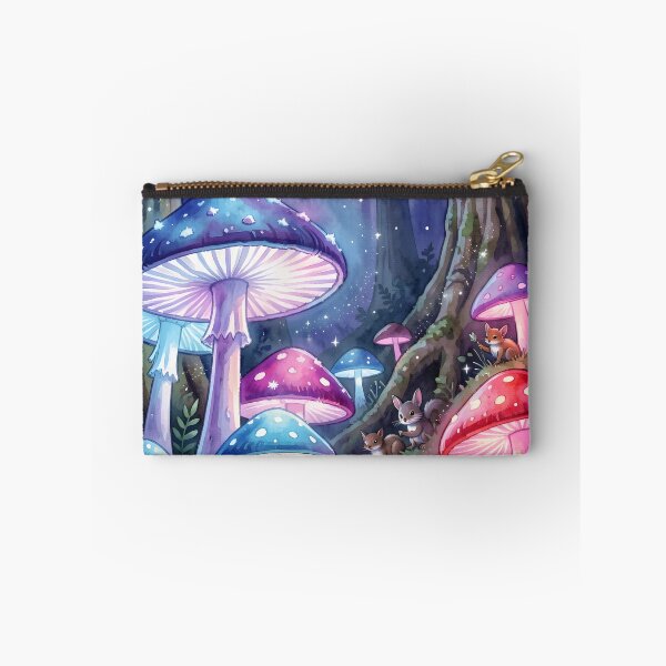 Item preview, Bioluminescent Mushroom Grove designed and sold by Fanta-sticky.