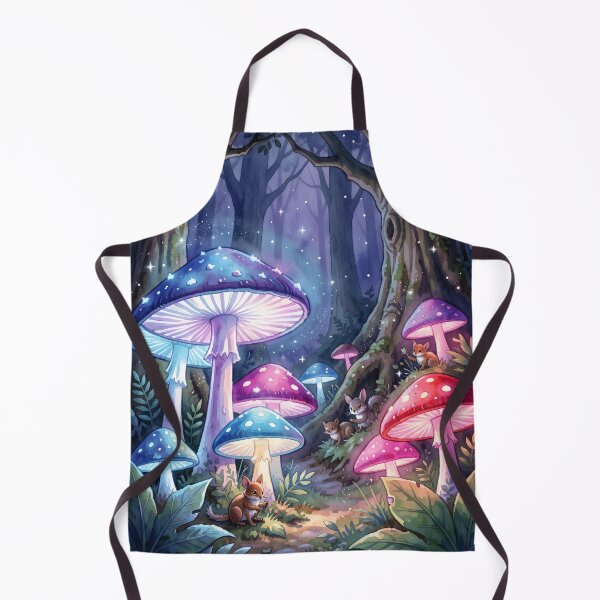 Item preview, Bioluminescent Mushroom Grove designed and sold by Fanta-sticky.