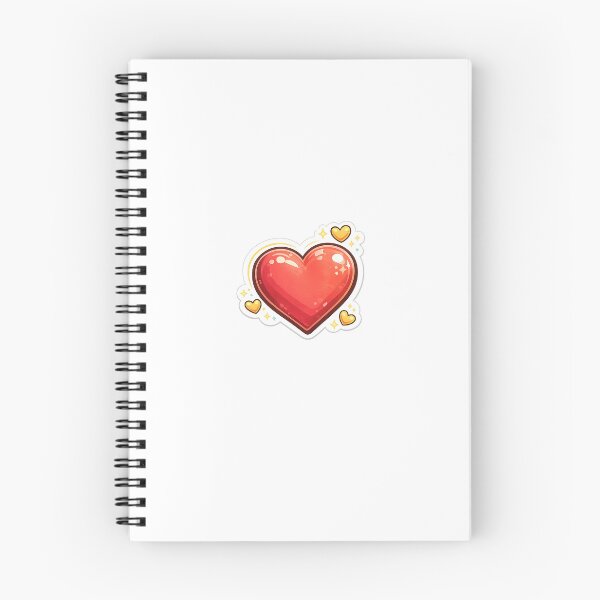 Item preview, Aesthetic Red Heart design | Cute Love Heart Vinyl Decal designed and sold by Blushbomb.