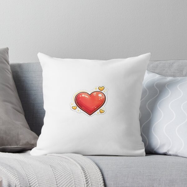 Item preview, Aesthetic Red Heart design | Cute Love Heart Vinyl Decal designed and sold by Blushbomb.